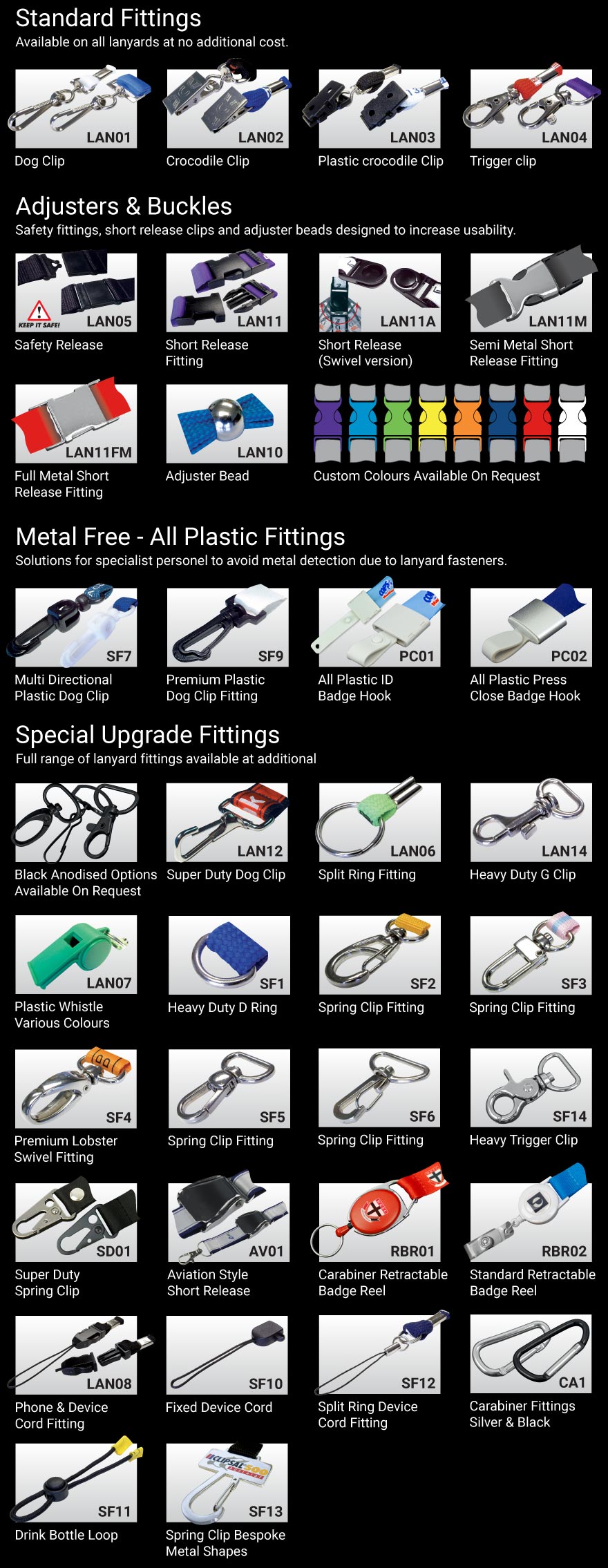 Lanyard Fittings