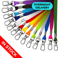In Stock 10mm Plain Lanyards