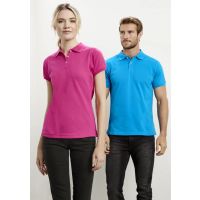 Womens Neon Short Sleeve Polo