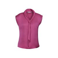 Ladies Shimmer Tie Neck Top