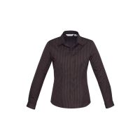 Ladies Reno Stripe Long Sleeve Shirt