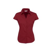 Ladies Metro Cap Sleeve Shirt