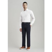Mens Comfort Wool Stretch Slimline Pant
