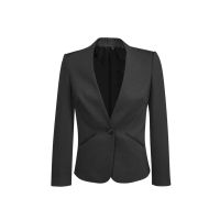 Rococo Womens Single Button Collarless Jacket