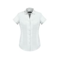 Womens Solanda Plain Short Sleeve Shirt