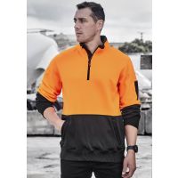 Unisex Hi Vis 1/2 Zip Pullover