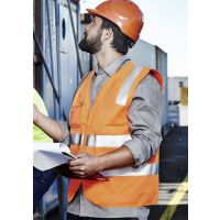 Unisex Hi Vis Zip Vest