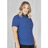 Womens Florence Daisy Print Short Sleeve Shirt