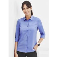 Womens Florence Plain 3/4 Sleeve Shirt
