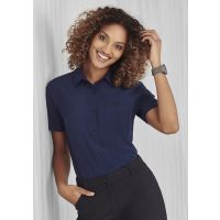 Womens Florence Plain Short Sleeve Shirt