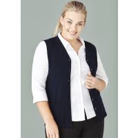 Womens Button Front Knit Vest