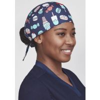 Unisex Printed Scrub Cap