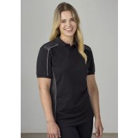 Unisex Grid Short Sleeve Polo
