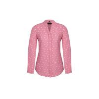 Juliette Womens Spot Print Long Sleeve Blouse