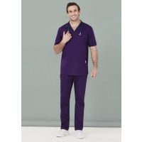 Mens Riley Stretch Scrub Top