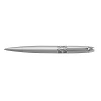 Metal Twist Action Ballpoint Pen - Silver