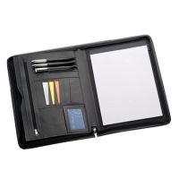 A4 Non-Leather Compendium - Black