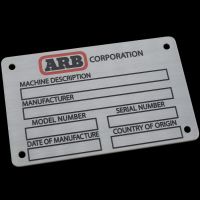 Custom Compliance Plate