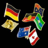 Country Flag Pin Badge