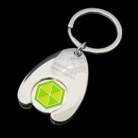 Trolley Coin Holder Keyring
