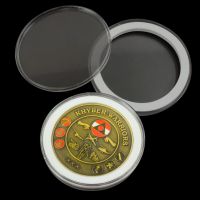 Clear Round Medal Case