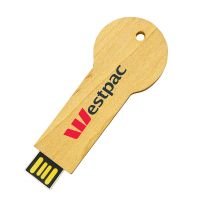 USB Wooden Key Round