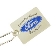 Iron Stamped Inkfilled Dog Tags