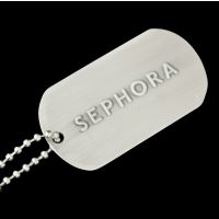 Logo Stamped Dog Tags