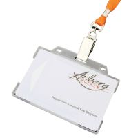 Landscape Edged Rigid ID Holder