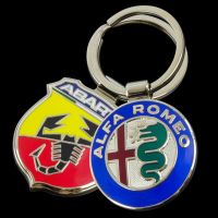 Imitation Cloisonné Keyrings