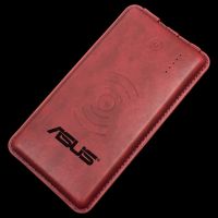 Leather Wireless Charger Power Bank