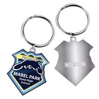 Digital Print Stainless Steel Keyring