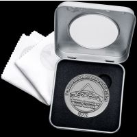 Windowed Tin Medal Case