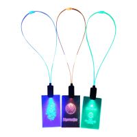 Bespoke LED Lanyard w/ Illuminating Cable
