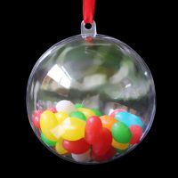 Clear Ball Shaped Ornament