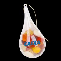 Clear Teardrop Shaped Ornament