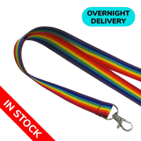 In Stock 20mm Rainbow Lanyard
