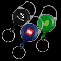 Round Carabiner Badge Reels