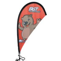 Desktop Tear Drop Flags