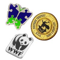 Screen Print Epoxy Dome Lapel Pins
