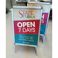 Backlit A Frame Sign