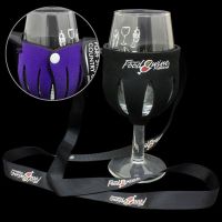 Button Down Wine Glass Holder
