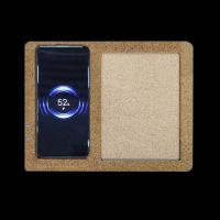 Cork Wireless Charging Station with Photo Frame