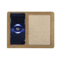 Cork Wireless Charging Station with Photo Frame